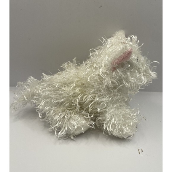 Ganz Webkinz Plush NO CODE White Terrier Stuffed Dog  P9 - Picture 5 of 8